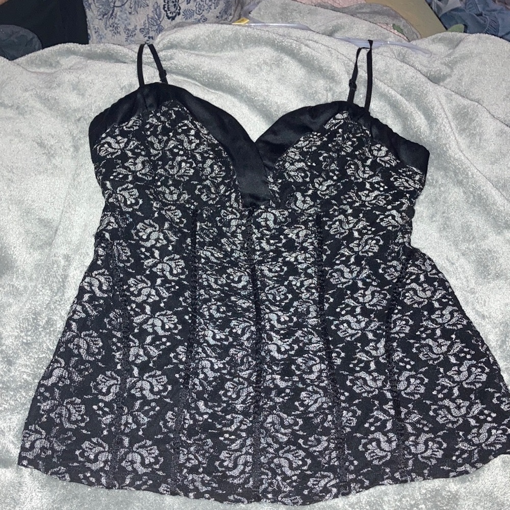 floral rouched camisole